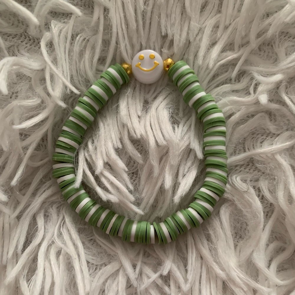 This bracelet is called gold leaf and it was homemade by a 10 year old!
